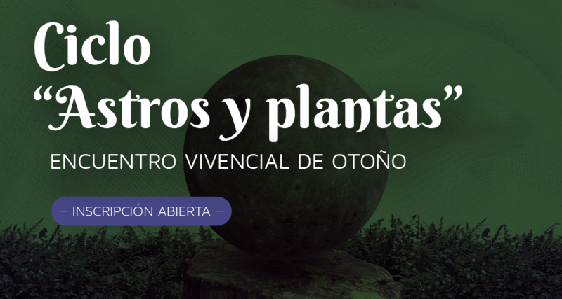 ciclo de astros y plantas de otoño