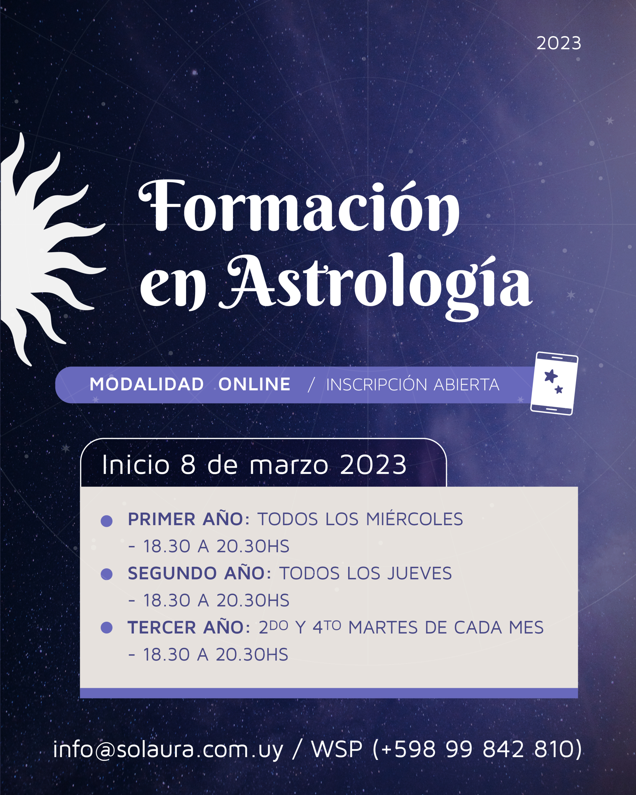 Formación en Astrología Online